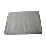 Old linen sheets embroidered with flowers