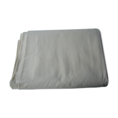 Old linen sheets embroidered with flowers