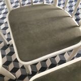 Built-in wooden chairs by Thonet