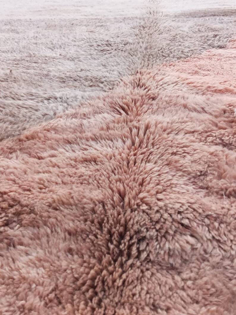 Azilal brown rug woven in natural wool size 150×250