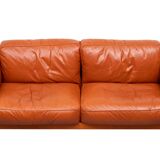 Stunning Leather 2.5 seater Sofa design by Pierluigi Cerri for poltrona fra