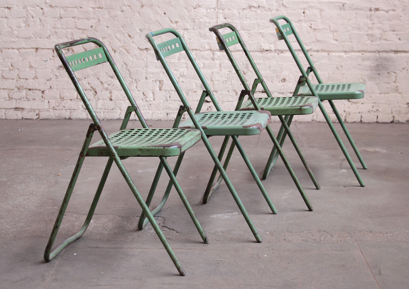 4 chairs of bleachers