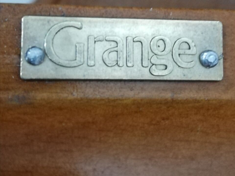 Fauteuil canné signé grange modèle faux bambou