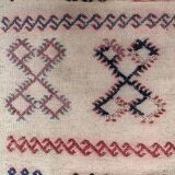 Ancien chemin de Kilim étroit turc 114x50 cm shabby chic, kelim vintage