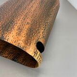 Original Metal Copper and Rattan Hollywood Regency Umbrella Stand Germany, 1950s