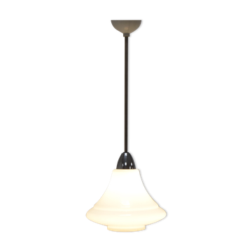 Suspension en verre du milieu du siècle, années 1970
