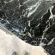 Louis XV style fireplace in green marble, 1900s