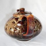 Glazed ceramic teapot