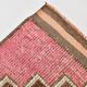 3x10 Pink & Brown Stars Pattern Vintage Runner Rug, 94x320Cm