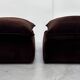 Pair of poufs by Pas d'Urbino for Zanotta