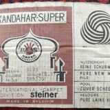 Old pure new wool carpet