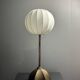 Large Dutch Brutalist Bronze Cocoon Table Lamp, 1990s