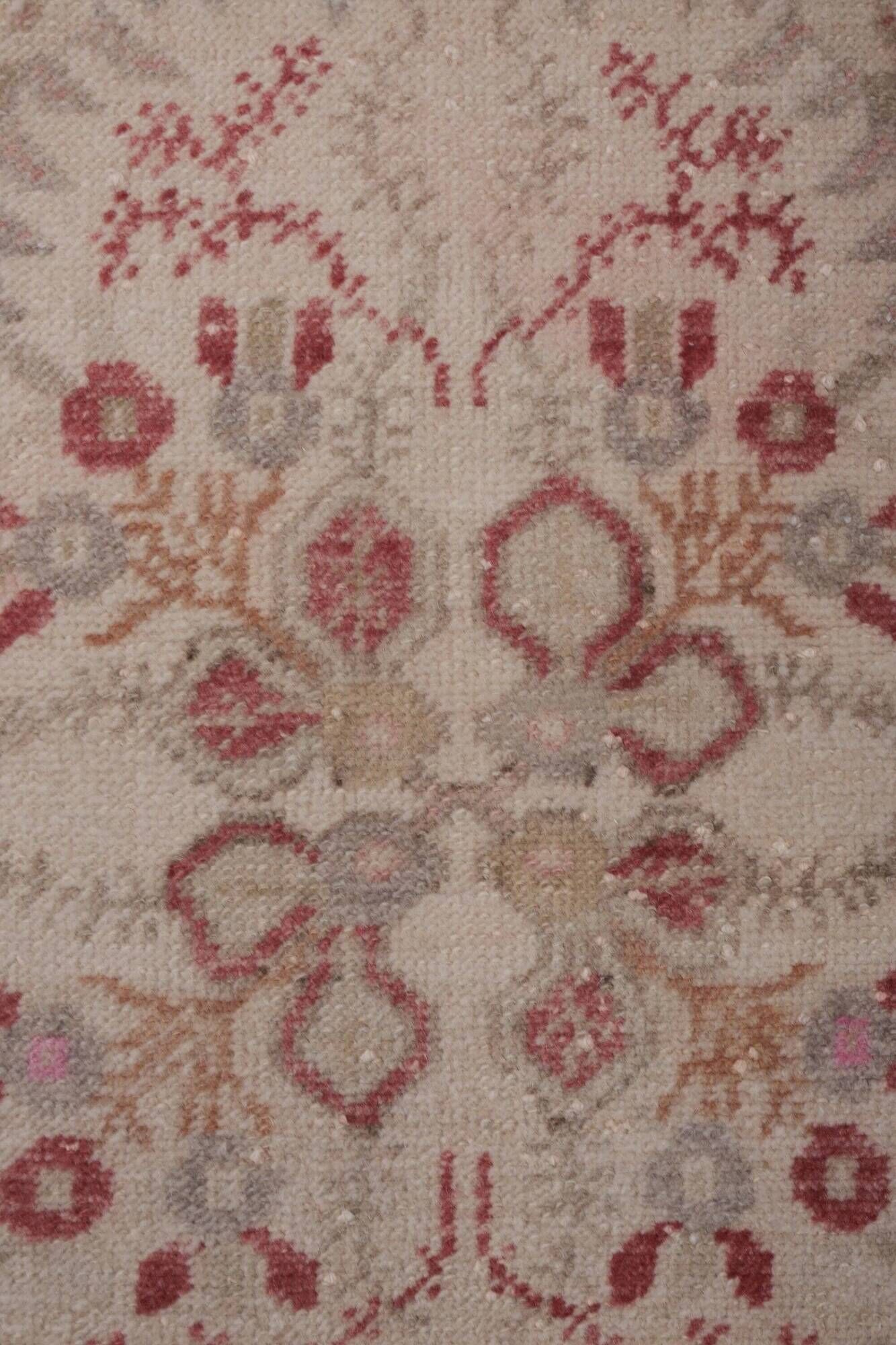 Vintage Turkish Oushak rug 113x207 cm