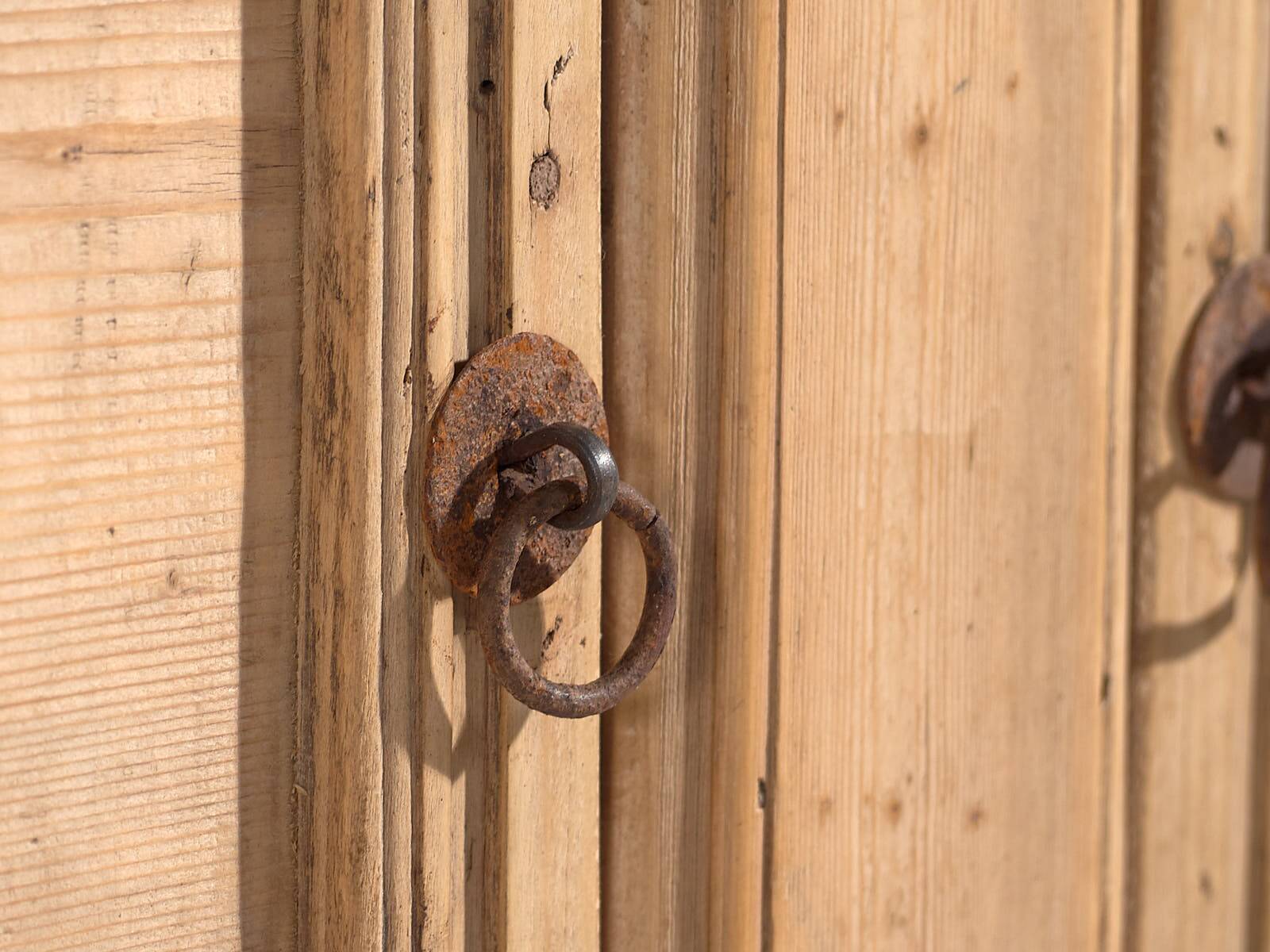 Large antique three-door sideboard (circa 1900) #38