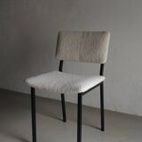 Black metal boucle chair | Kembo | Netherlands | 1960s