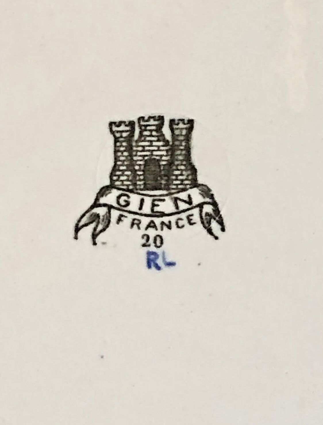 6 dessert plates dessert Gien the children at the press Dionysos 1938/1960