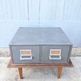 Metal locker coffee table