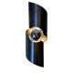 Brushed stainless steel wall light by Oxar France