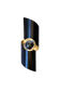 Brushed stainless steel wall light by Oxar France