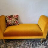 Vintage velvet sofa