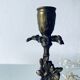 Paire de bougeoirs en bronze XIXe