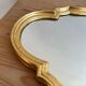 Vintage baroque style gilded mirror