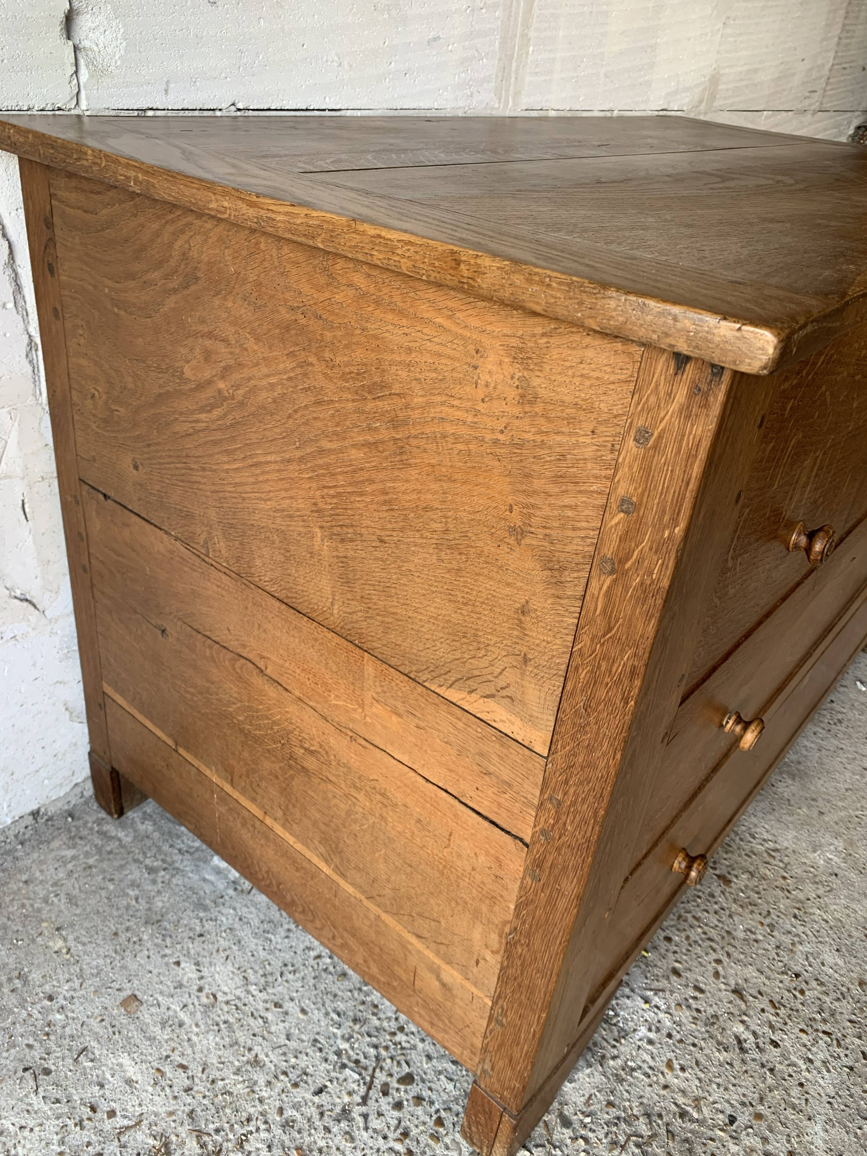 Chest of drawers, solid wood chest of drawers, 1950s