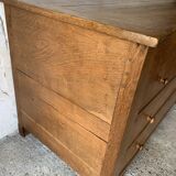 Chest of drawers, solid wood chest of drawers, 1950s