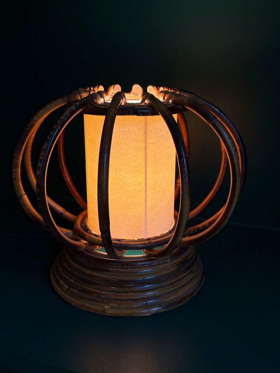 Louis Sognot, bamboo lamp