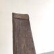 Set of 3 chairs brutalist tripod solid wood