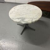 Table basse en marbre arrabescato design Georges Nelson édition herman miller circa 1960
