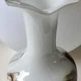 Vase in vintage blown opaline glass