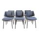 Series of 6 vintage modernist chairs Raphael Raffel, 1950s