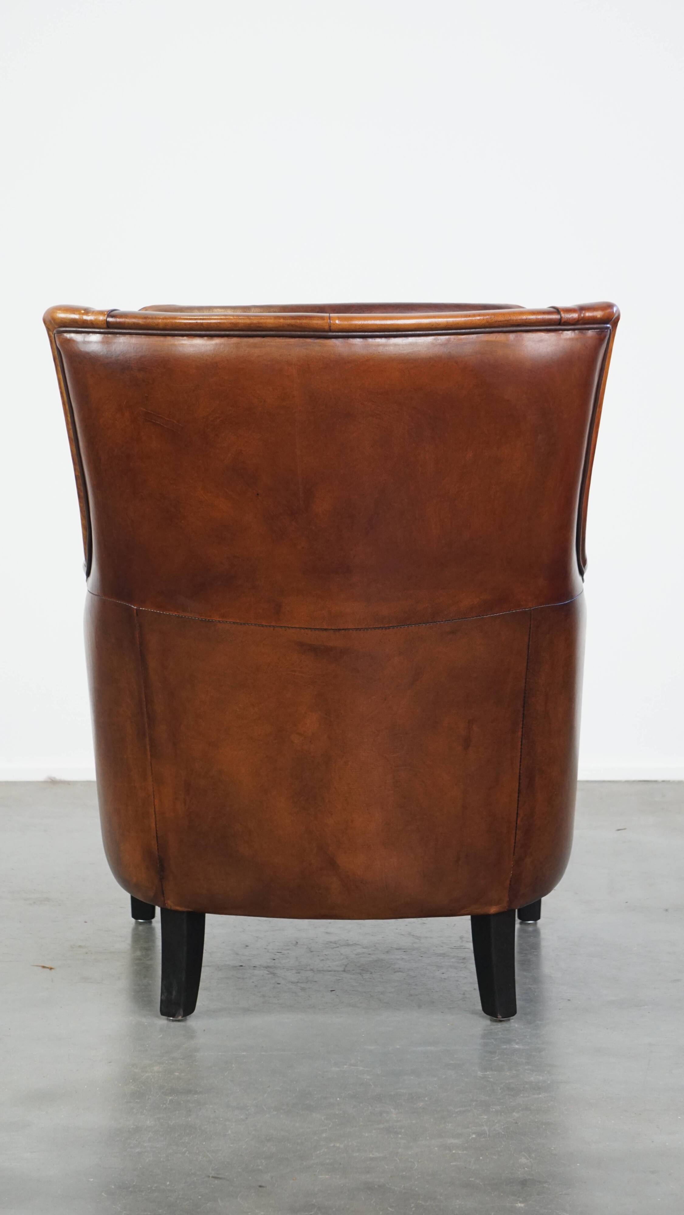 Fauteuil en cuir de mouton