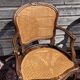 Paire de fauteuils cabriolets cannés Epoque Louis XV