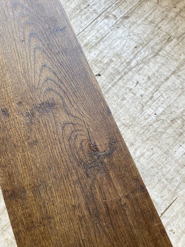 Banc de ferme en chêne massif 3m