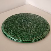 Vintage ceramic braided model tablecloth