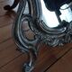 Old standing mirror, silvered bronze