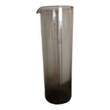 Pitcher / Vase in smoked blown glass - 1960s/1970s