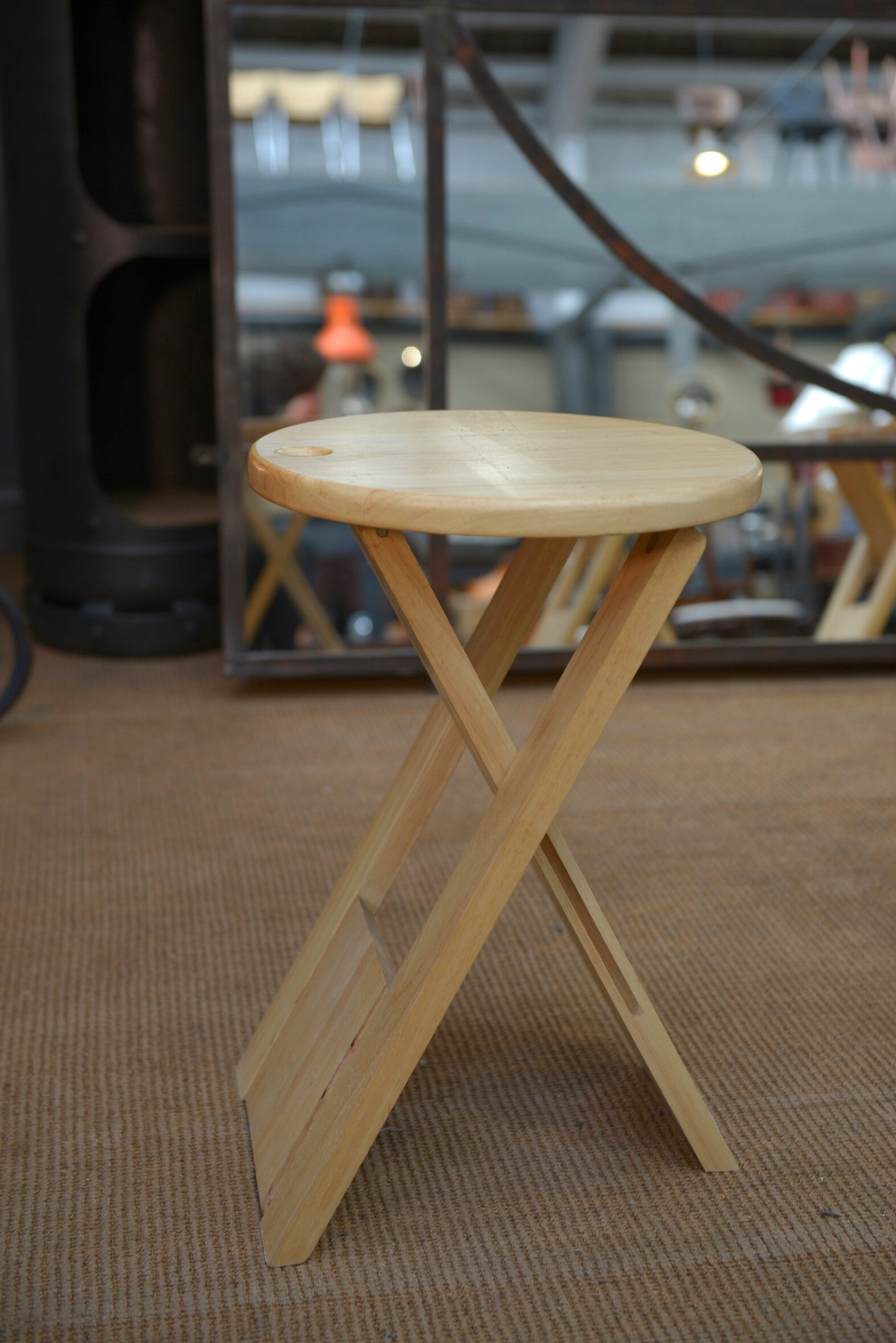 4 tabourets design pliants Adrian Reed, modèle Suzy