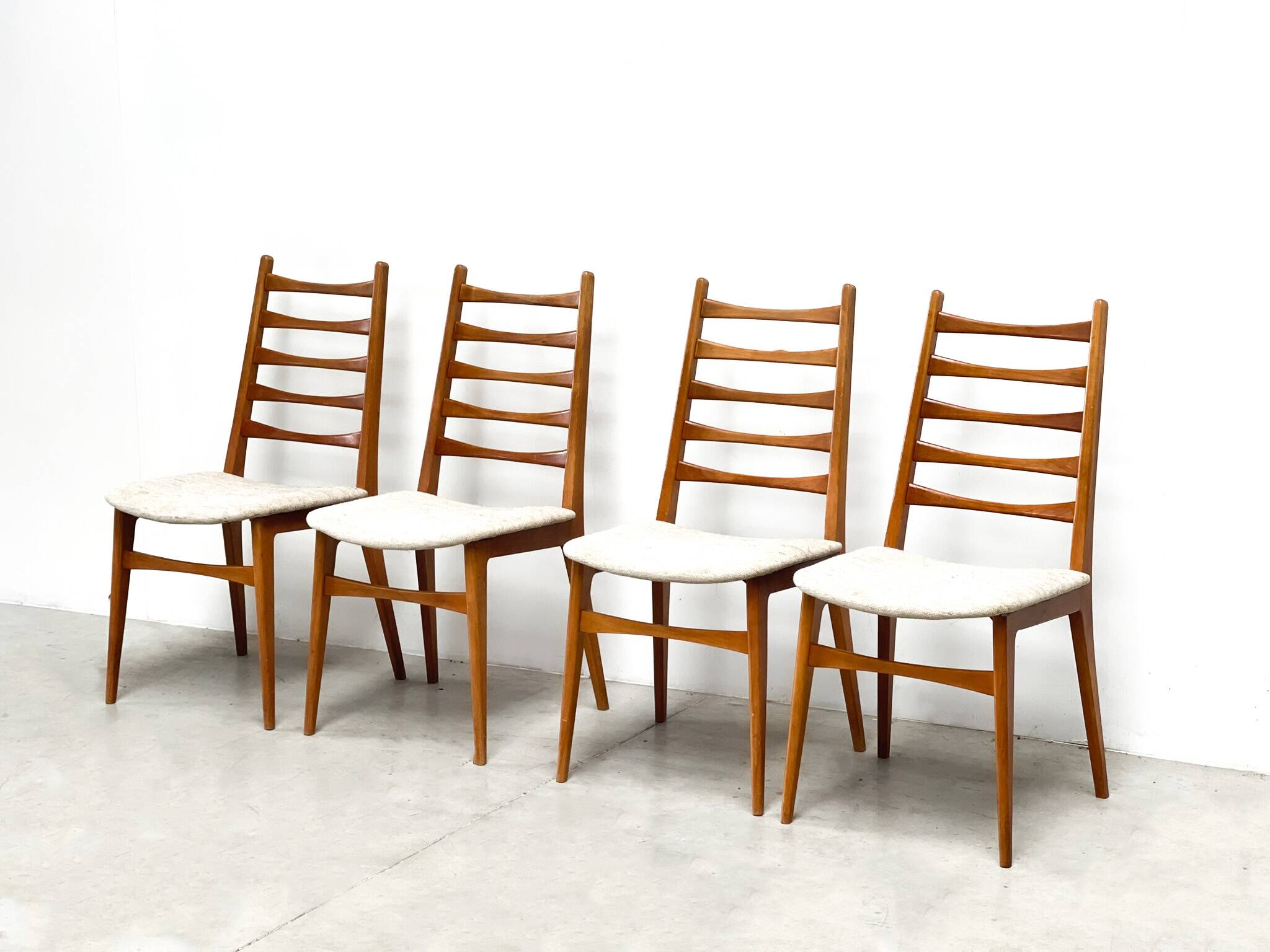 set of four Danish dining chairs