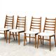 set of four Danish dining chairs