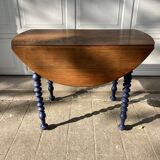 Table rustique à battants