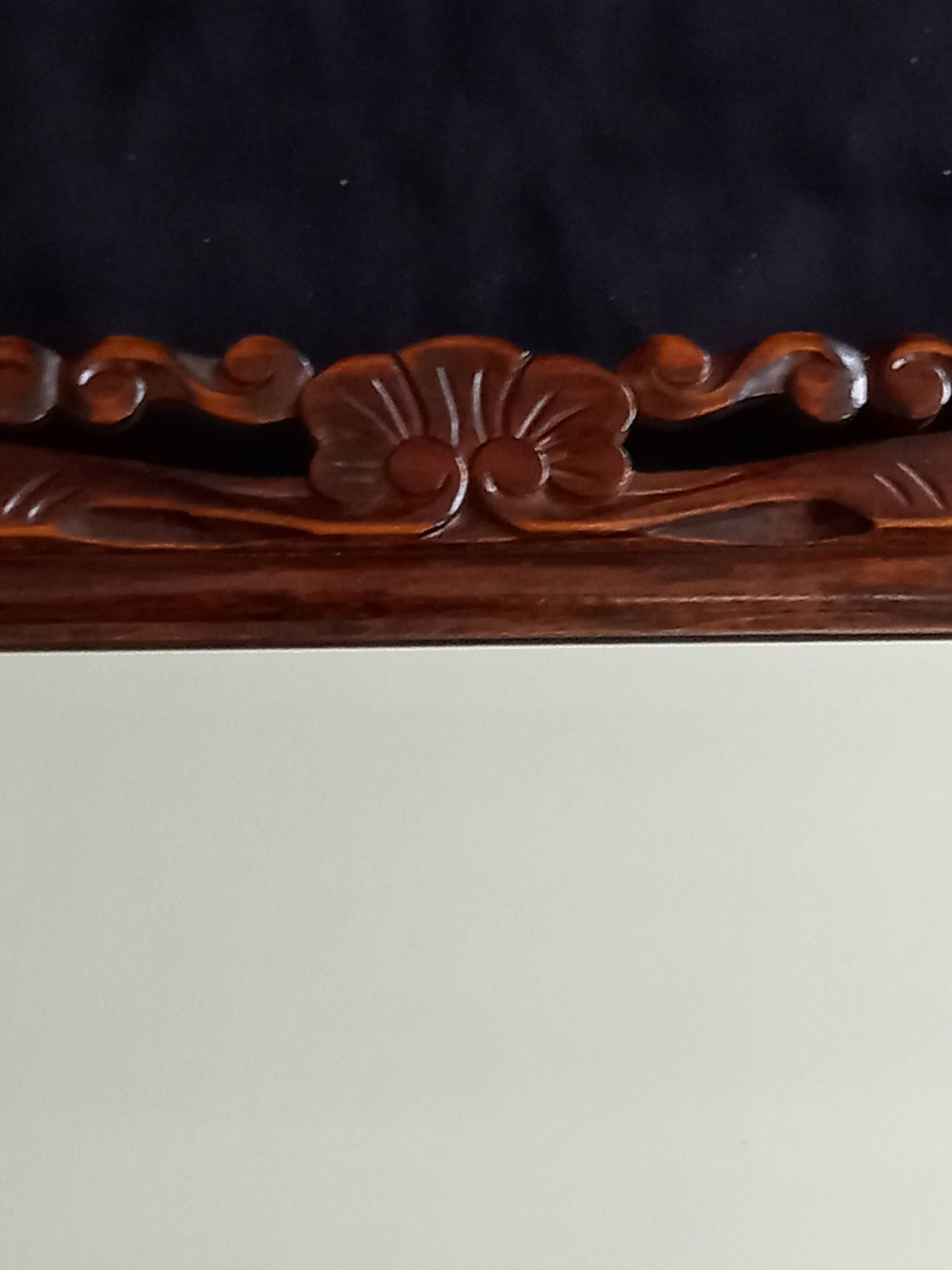 Large carved mirror neobaroque style