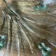 Tinted glass “leaf” dish
