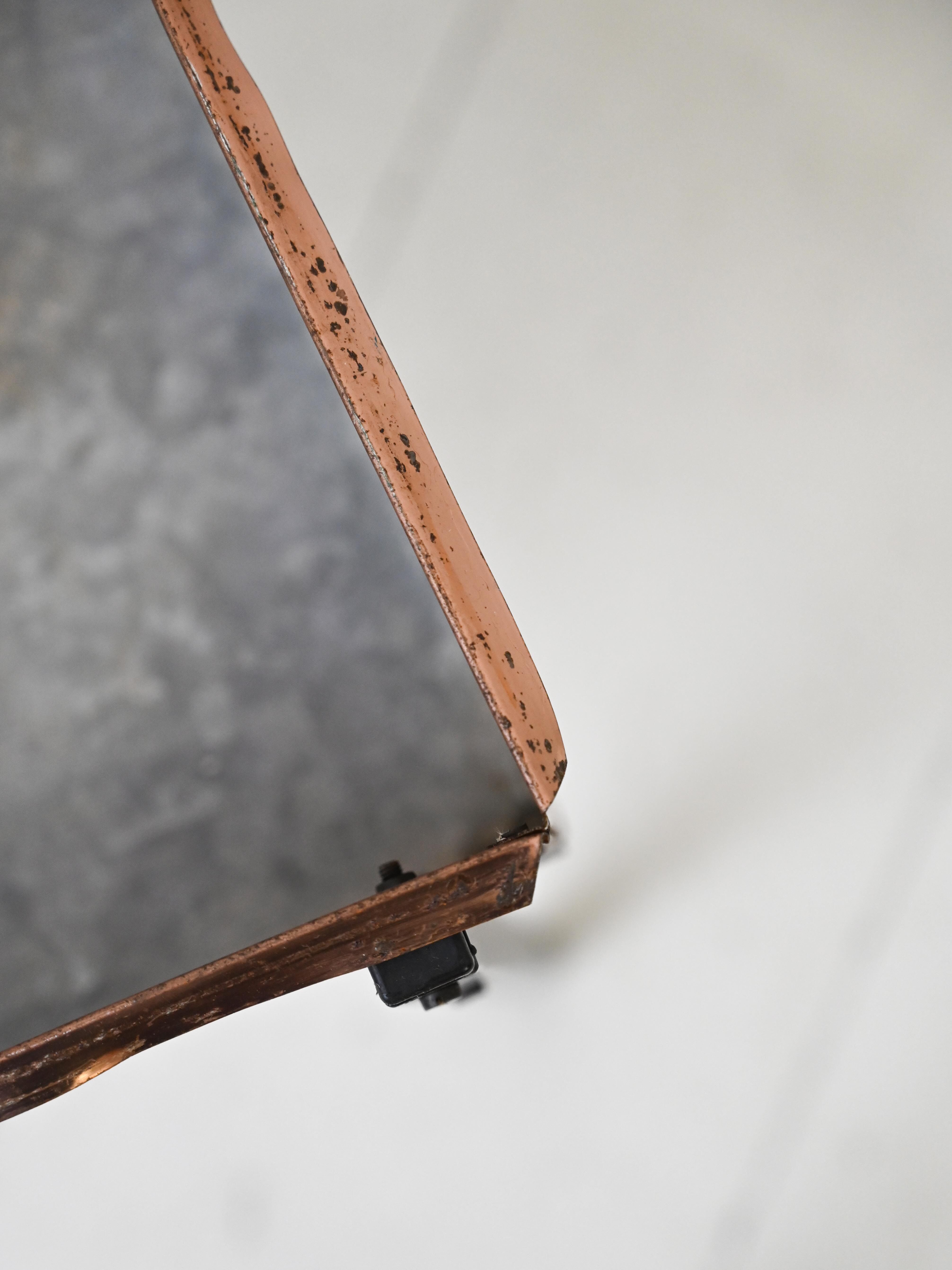 Copper planters with lamp