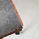 Copper planters with lamp