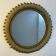 Mirror round italian sun 50's