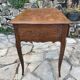 Louis XV style carved solid oak writing table, 19th century