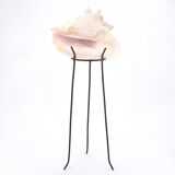 Shell on metal tripod base, 1950s